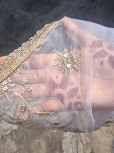New ivory white dupatta