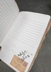Vintage Style Lined Notebook