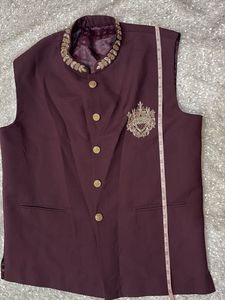Elegant Mens Nehru Jacket (work) self designed