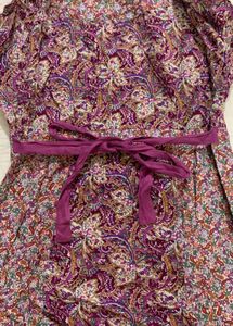 Bohemian Floral Print Kurta