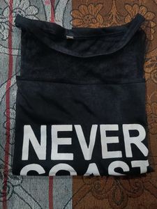 Sheer Mesh Graphic T-Shirt