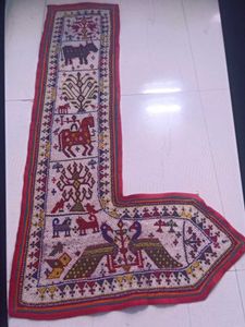 Vibrant Embroidered Wall Hanging