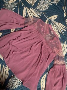 Chic Bell Sleeve Embellished Top