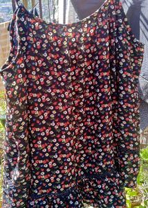 Floral Print Spaghetti Strap top