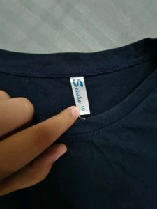 Navy Blue Basic T-Shirt