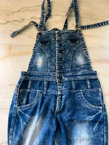Blue Denim Overalls