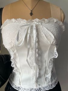 White Lace tube Top