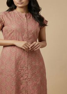 Pink Printed Kurti Tunic