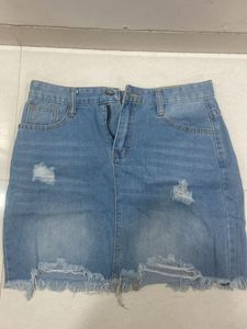 Denim skirt