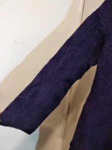 Vintage Purple Wool Coat