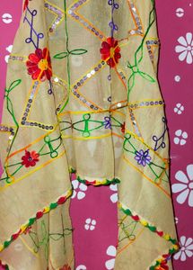 Dupatta With Beautiful Embroidery