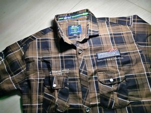 Stylish Boys Plaid Shirt