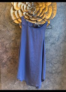 Stylish Blue Sleeveless Top further discounted