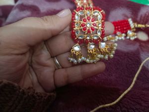 Red Stone Jwellery Set