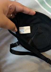Black Strapless Bra 32B