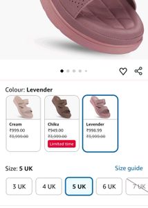 Lavender Flatform Sandals