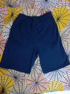 Unisex Navy Blue Bermuda Shorts