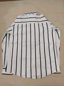 Striped Long Sleeve Button-Up Shirt