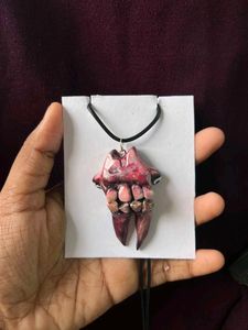 Unique Vampire Mouth Pendant Necklace