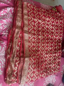 Beautiful Red &amp; Gold Saree