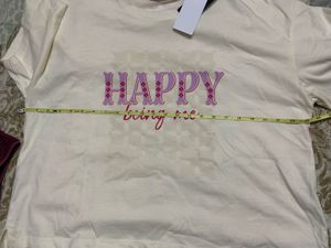 YOUSTA Typographic Print Oversized T-shirt