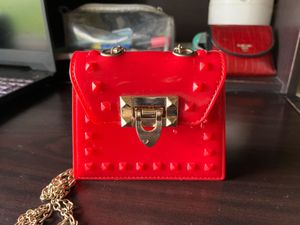 Red mini city bag