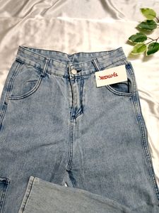 Light Wash Wide Leg Jeans