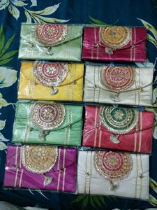 Embellished Clutch Purses - Set of 2