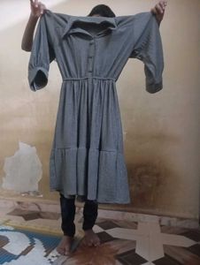 Pleated Midi Dress