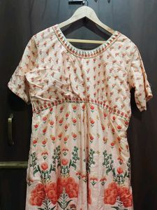 Floral Print Kurta Set with Dupatta