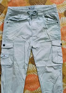 grey colour Cargo Pant for mens size- 28