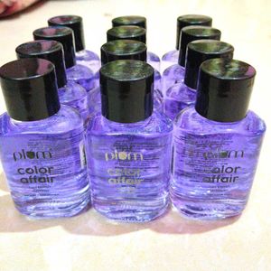 12 Plum Color Affair Nail Polish Remover