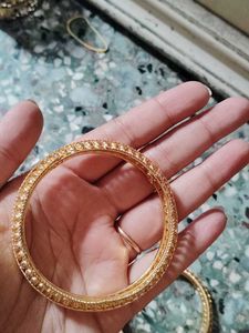 Elegant Gold-Tone Bangles