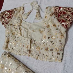 heavy sequin Embroidery work saree 😍
