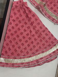 Beautiful Pink Printed Kurta Set