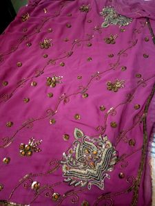 Embroidered Silk Saree