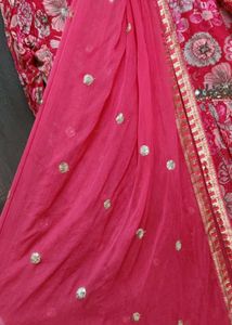 Vibrant Pink Floral Kurta Set