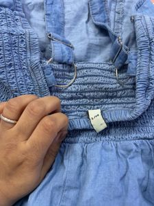 Light Wash Denim Jumpsuit