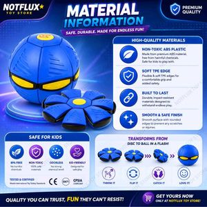 Innovative Flat Ball- Flying Disc to Ball