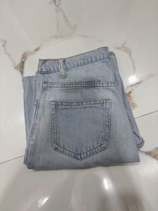 Wide Leg Light Wash Jeans
