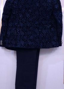 Boys Blue Sequin Blazer