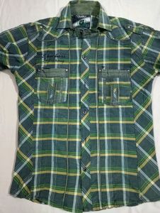 Green Checked Shirt.. It's Little Flaw