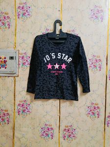 🇳🇿💫🎀Long Sleeve "10's Star" Graphic T-Shirt