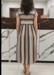 Libas-Puffed Sleeves Long Kurta (Size-L)