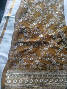 Embroidered original Jimmy choo dress material