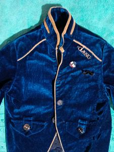 Blue Velvet Blazer