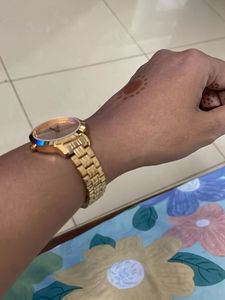 Rose Gold Tone Watch