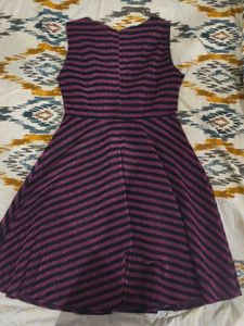 Striped Fit &amp; Flare Dress