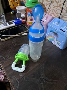 Baby Food Feeder &amp; Spoon Set