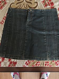 Short Denim Skirt